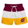 Vive La Fete CENTRAL MICHIGAN UNIVERSITY Boy's Swim Trunks Kid Shorts - Toddler Boy Swimwear Quick Dry 4-Way Stretch Swimming Trunks view 1