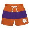 Vive La Fete Clemson Tigers Boy's Swim Trunks Kid Shorts - Toddler Boy Swimwear Quick Dry 4-Way Stretch Swimming Trunks view 1