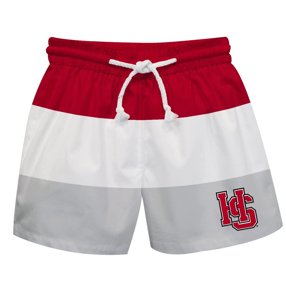 Vive La Fete HAMPDEN SYDNEY Boy's Swim Trunks Kid Shorts - Toddler Boy Swimwear Quick Dry 4-Way Stretch Swimming Trunks
