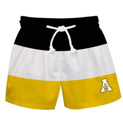 Vive La Fete Appalachian State Boy's Swim Trunks Kid Shorts - Toddler Boy Swimwear Quick Dry 4-Way Stretch Swimming Trunks