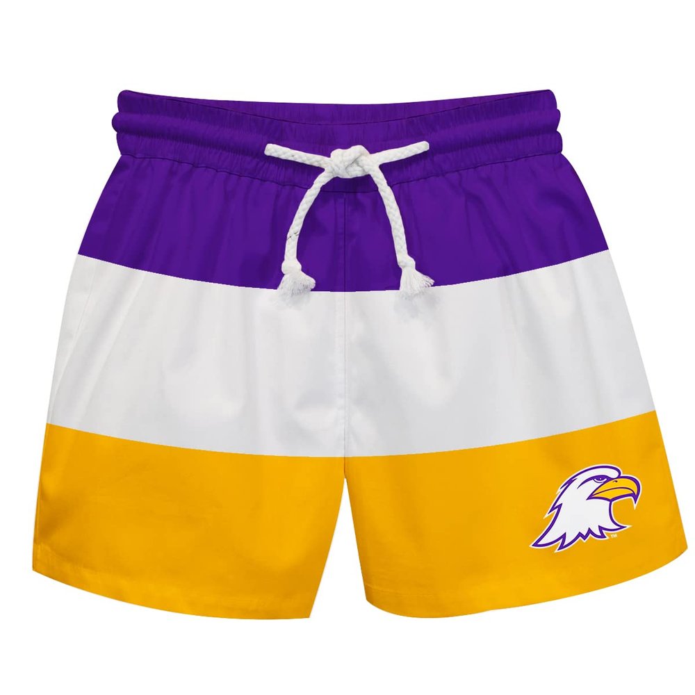 Vive La Fete Ashland University Boy's Swim Trunks Kid Shorts - Toddler Boy Swimwear Quick Dry 4-Way Stretch Swimming Trunks