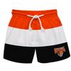 Vive La Fete BUFFALO STATE COLLEGE Boy's Swim Trunks Kid Shorts - Toddler Boy Swimwear Quick Dry 4-Way Stretch Swimming Trunks view 1