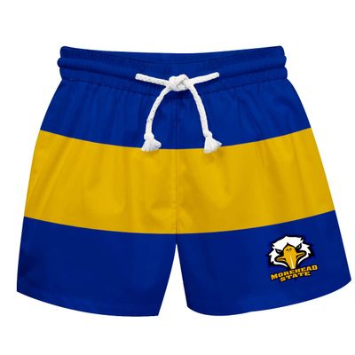 Vive La Fete MOREHEAD STATE UNIVERSITY Boy's Swim Trunks Kid Shorts - Toddler Boy Swimwear Quick Dry 4-Way Stretch Swimming Trunks
