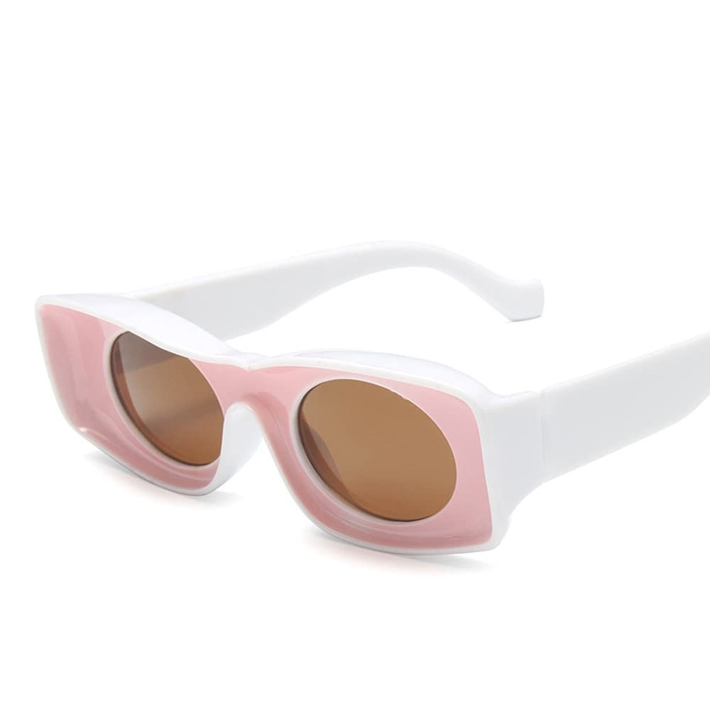 Punk Square Sunglasses Women Vintage Fashion Glasses
