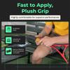 ADV Dry Tennis Overgrip Tape - 3, 12, 30, 60 Pack - FeltTac Tennis Racket Grip Tape - Ultra Absorbent Tennis Grip Tape - Comfort Tennis Racket Grips - Tennis Grips Overgrip (6-Pack Black) view 3