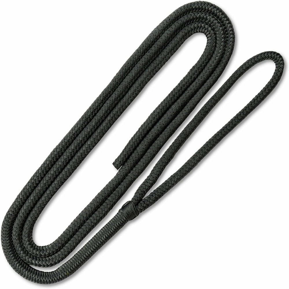 Double Braid Dock Lines | 1/2 in. x 25 feet | Grey