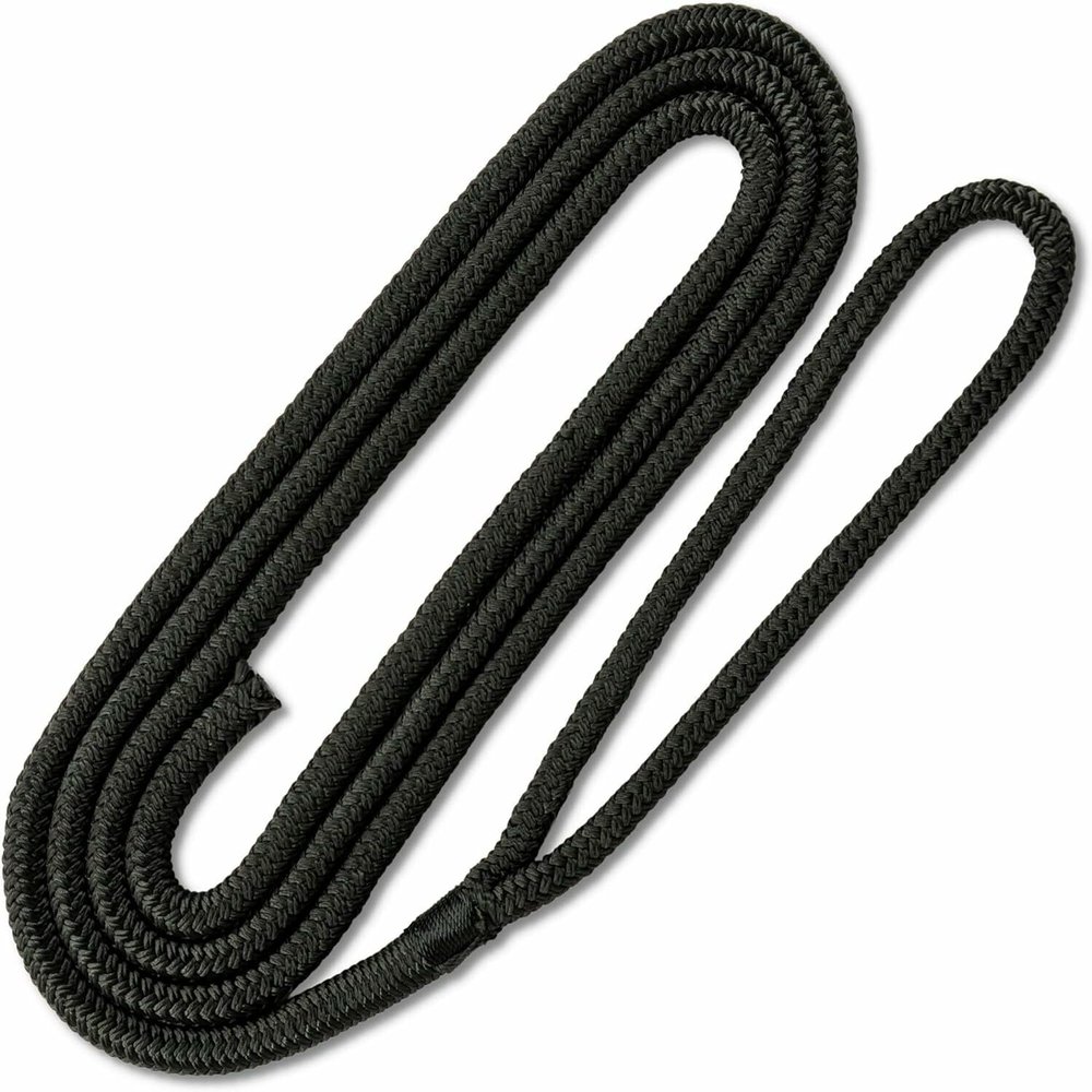 Double Braid Dock Lines | 5/8 in. x 30 feet | Black