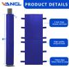 VANCL Heavy-Duty Pole Padding Outdoor Waterproof Durable Basketball Pole Pad Square UV-Resistant Pole Padding for Square Pole for Protection Blue (Fit 6x6 Inch Pole-5 Feet High) view 2