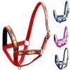 Tahoe Tack Nylon Overlay Llama Halter with Padded Noseband - 6 Month Warranty (Red Aztec, Small Llama) view 1