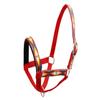 Tahoe Tack Nylon Overlay Llama Halter with Padded Noseband - 6 Month Warranty (Red Aztec, Small Llama) view 2