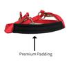 Tahoe Tack Nylon Overlay Llama Halter with Padded Noseband - 6 Month Warranty (Red Aztec, Small Llama) view 3