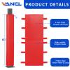 VANCL Heavy-Duty Pole Padding Outdoor Waterproof Durable Basketball Pole Pad Square UV-Resistant Pole Padding for Square Pole for Protection Red (Fit 6x6 Inch Pole-5 Feet High) view 2