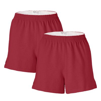 Soffe Juniors' Short, Cardinal, Medium (2-Pack)
