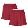 Soffe Juniors' Short, Cardinal, Medium (2-Pack) view 1