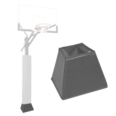 VANCL Base Padding Wrap Around Outdoor Waterproof Basketball Base Pad Durable UV-Resistant Base Pads for Protection Grey(Fit 6''x6'' Base)