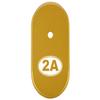 NDZ Performance Magazine Base Plate Finger Extension for Smith & Wesson CSX 9mm 10 Round 2A Second Amendment Emblem, Laser Engraved Anodized Aluminum in Gold view 1