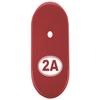 NDZ Performance Magazine Base Plate Finger Extension for Smith & Wesson CSX 9mm 10 Round 2A Second Amendment Emblem, Laser Engraved Anodized Aluminum in Red view 1