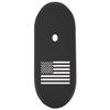 NDZ Performance Magazine Base Plate Finger Extension for Smith & Wesson CSX 9mm 10 Round  US Flag, Laser Engraved Anodized Aluminum in Black view 1