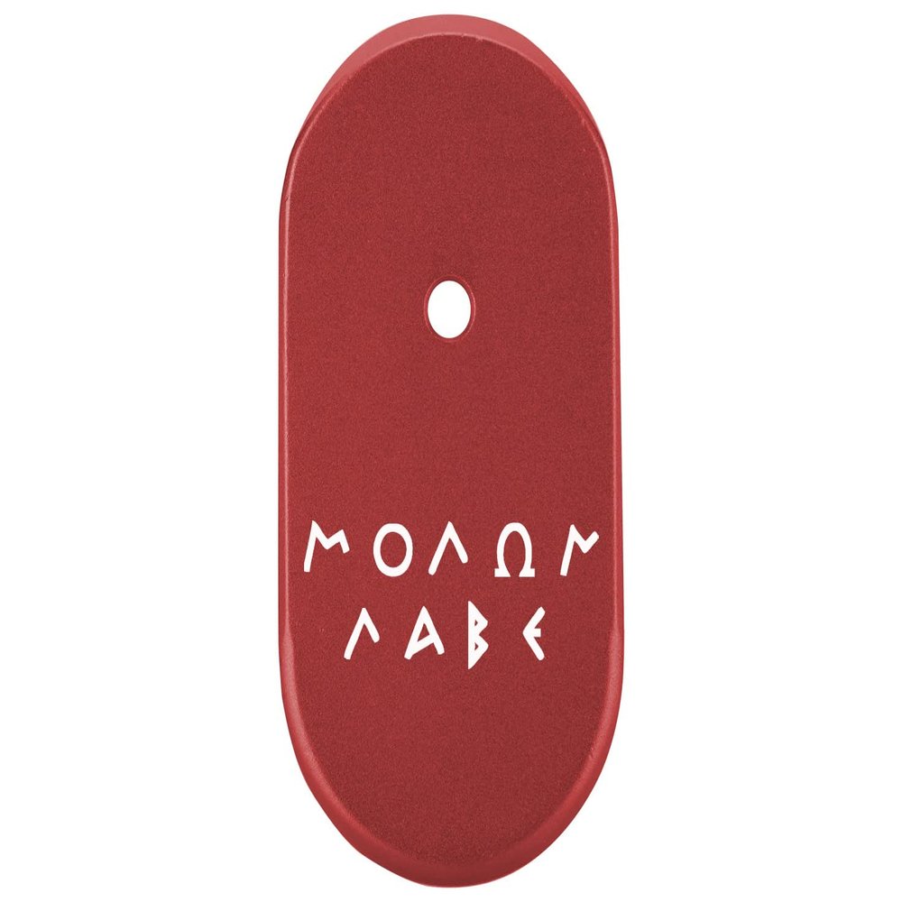 NDZ Performance Magazine Base Plate Finger Extension for Smith & Wesson CSX 9mm 10 Round Molon Labe Old Styled, Laser Engraved Anodized Aluminum in Red