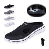 Men's Comfort Breathable Support Sports Sandals, Heelless Air Breathable Mesh Sport Sandals, High Elasticity Non-Slip Walking Shoes for Mens and Womens (A-Black, adult, men, numeric_5_point_5, numeric, us_footwear_size_system, medium) view 1