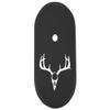 NDZ Performance Magazine Base Plate Finger Extension for Smith & Wesson CSX 9mm 10 Round Deer Skull 1, Laser Engraved Anodized Aluminum in Black view 1