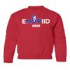 MVPIID Embiid 2023 Best Player Philadelphia Basketbal Youth Crewneck Sweatshirt (Red, Youth Small) view 1