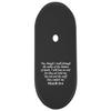 NDZ Performance Magazine Base Plate Finger Extension for Smith & Wesson CSX 9mm 10 Round  Bible Psalm 23:4, Laser Engraved Anodized Aluminum in Black view 1