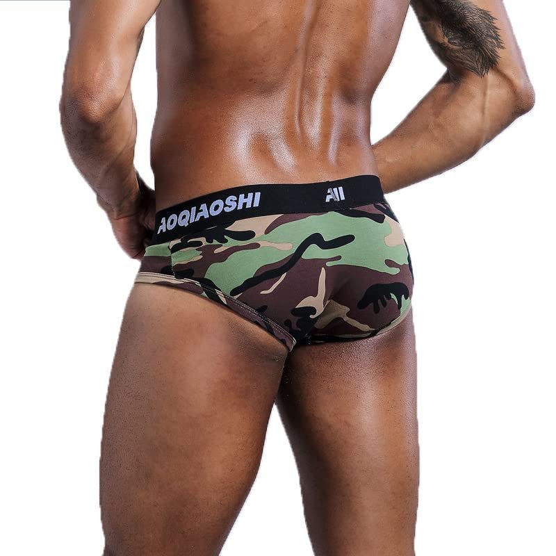 Low-Waisted Briefs (Camo red)