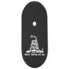 NDZ Performance Magazine Base Plate Finger Extension for Smith & Wesson CSX 9mm 10 Round  Don't Tread On Me Snake Squares, Laser Engraved Anodized Aluminum in Black view 1