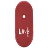 NDZ Performance Magazine Base Plate Finger Extension for Smith & Wesson CSX 9mm 10 Round  Love Guns, Laser Engraved Anodized Aluminum in Red view 1