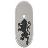 NDZ Performance Magazine Base Plate Finger Extension for Smith & Wesson CSX 9mm 10 Round  Hearaldic Lion 1, Laser Engraved Anodized Aluminum in Silver view 1