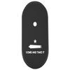 NDZ Performance Magazine Base Plate Finger Extension for Smith & Wesson CSX 9mm 10 Round  Come and Take It Cannon, Laser Engraved Anodized Aluminum in Black view 1