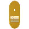 NDZ Performance Magazine Base Plate Finger Extension for Smith & Wesson CSX 9mm 10 Round  US Flag Inverse Alternate, Laser Engraved Anodized Aluminum in Gold view 1