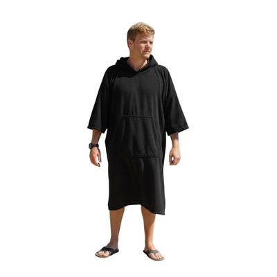 Malo'o Surf Poncho Changing Robe with Hood | Quick Dry Microfiber Wetsuit Changing Towel with Pocket for Surfing Poncho Men Women and Children