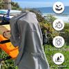 Malo'o Surf Poncho Changing Robe with Hood | Quick Dry Microfiber Wetsuit Changing Towel with Pocket for Men Women and Children | Changing Poncho | Age 4-9 view 3