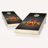 Skip's Garage Iowa State Slanted Cornhole Set - Include Case + Hole + Edge + Score view 1