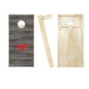 Skip's Garage SMU Distressed Cornhole Set - Include Case + Hole + Edge + Score view 2