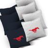 Skip's Garage SMU Distressed Cornhole Set - Include Case + Hole + Edge + Score view 3