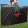Skip's Garage SMU Distressed Cornhole Set - Include Case + Hole + Edge + Score view 4