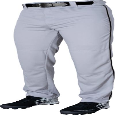 Rawlings | BP31SRP Baseball Pants | Youth Small | Piped - Grey / Black