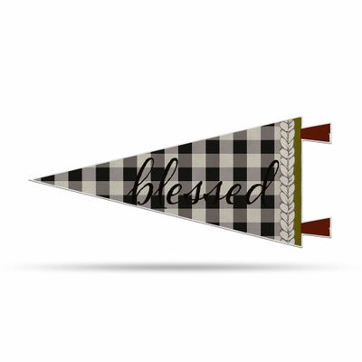 Rico Industries NA Soft Felt 12X30 Pennant W/Header Card