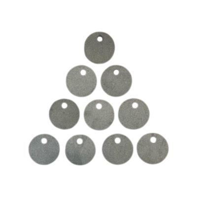 3/8 AR500 Steel Target Pack  Set of Ten 3 Round Reactive Shooting Targets  CNC Laser Cut for Rimfire & Light Rifle Calibers