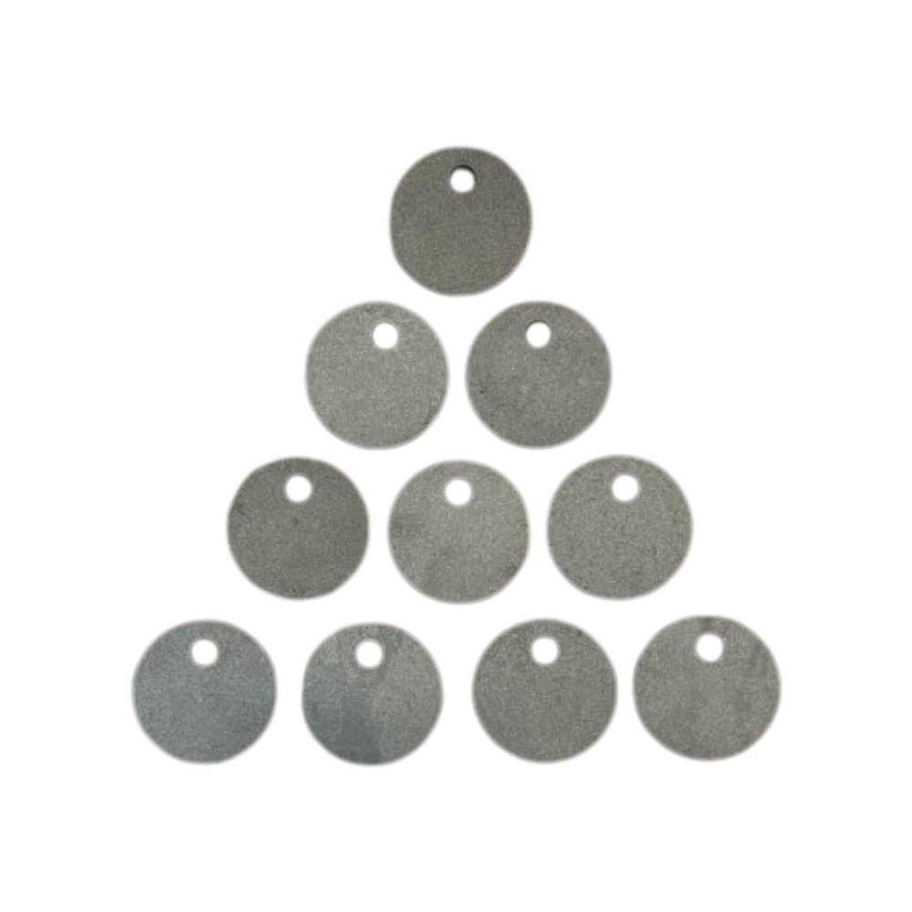 3/8 AR500 Steel Target Pack  Set of Ten 3 Round Reactive Shooting Targets  CNC Laser Cut for Rimfire & Light Rifle Calibers