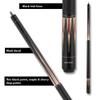 Action ACT156 Exotic Billiards Pool Cue Stick, Black with Maple & Cherry Points - 18oz view 3
