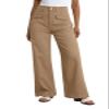Dokotoo Women's Pants High Waisted Cargo Pants Womens Baggy Jeans for Women Straight Wide Leg 2026 Spring Outfits Fashion Clothes Casual Trendy Pocket Teen Girls Trousers Stretch Denim Brown view 1