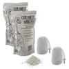 Gym Chalk Bag - 2 Pack Resealable Bags (7 Ounces Total) - Easy Grip, Moisture Absorbing - Gymnastics, Rock Climbing, Powerlifting, Weightlifting, and more - Refillable Workout Gym Chalk Bag. view 1