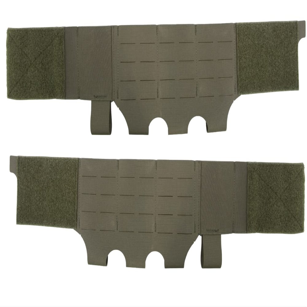 Tactical Cummerbund - Hook and Loop Attachment - Laser Cut MOLLE - 5.56 Storage Cells - Size Large 39"-47" (Ranger Green)