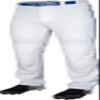 Rawlings | BP31SRP Baseball Pants | Youth X-Large | Piped - White / Royal view 1