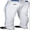 Rawlings | BP31SRP Baseball Pants | Youth X-Large | Piped - White / Royal view 3