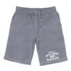 University of Wisconsin-La Crosse Eagles Property College Fleece Drawstring Shorts - Heather Grey, Medium view 1